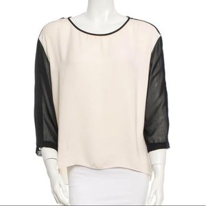 EUC rag & bone two-tone blouse
